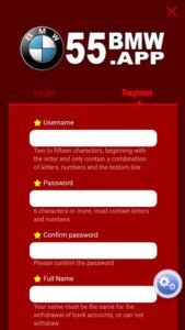 555bmw slot login|55BMW Login .